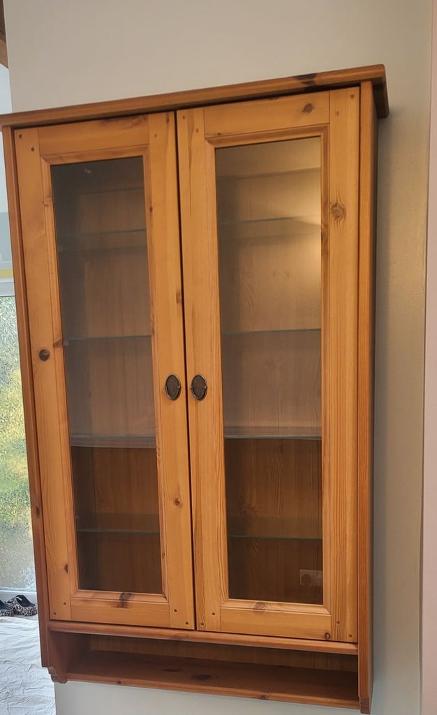 Cd/ Dvd Pine  Cabinet  , storage unit 