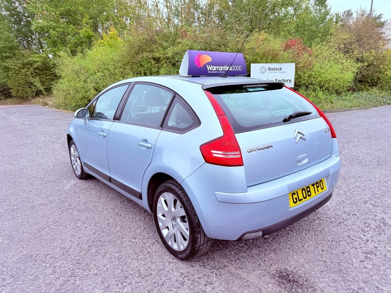 2008 08 CITROEN C4 1.6 VTR PLUS PETROL 5 DOOR MANUAL SAME LADY OWNER SINCE 2009