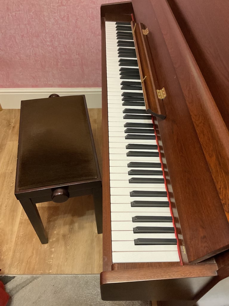 Broadwood St James Mahogany Satin finish Upright Piano