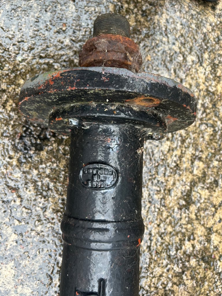 Steel water feature for garden 