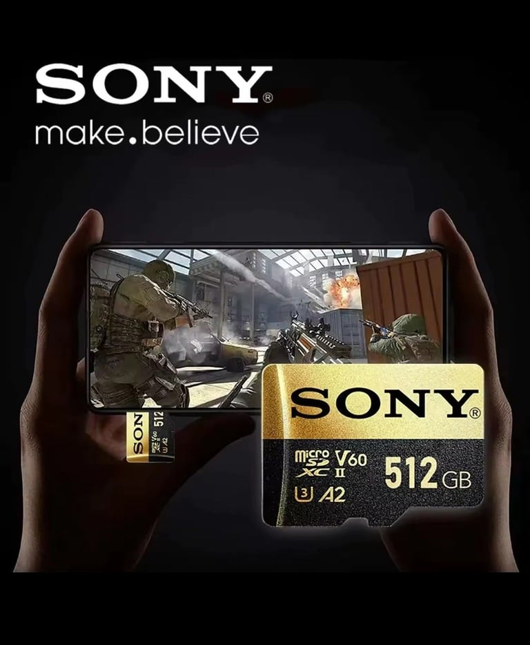 New Sony Miccro SD TF Mini Card  Class 1 TB High Speed Flash Memory TFMecard C10