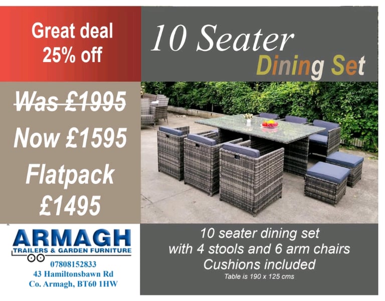 Gumtree patio sets cheap