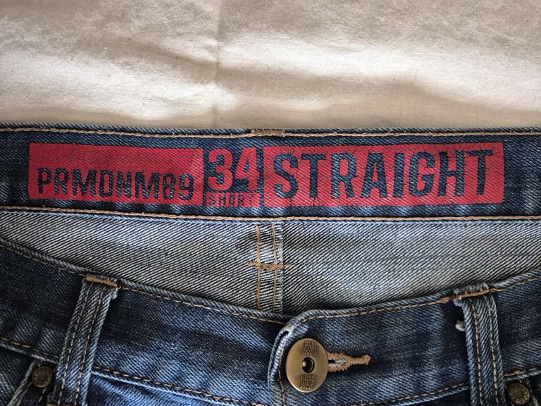 Mens George straight leg jeans Waist36-Leg29 inch.