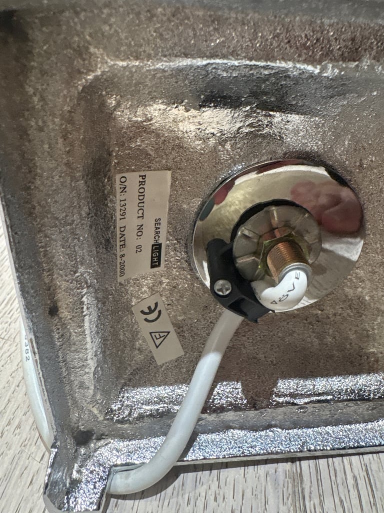 Pair of cut crystal & stainless steel table lamps (no shades)