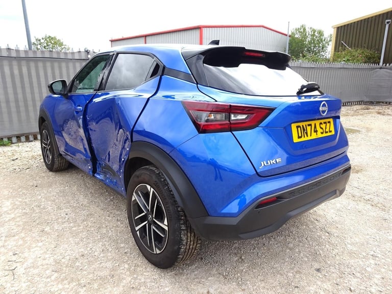2024 74 REG NISSAN JUKE N-CONNECTA DIG-T  AUTO DAMAGED REPAIRABLE SALVAGE