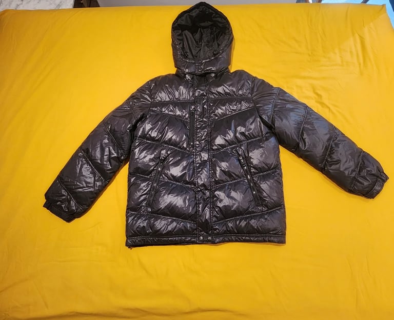 image for 99% new Bossini 90% Down barbour allsaints ted baker style waterproof ski jacket hooded coat