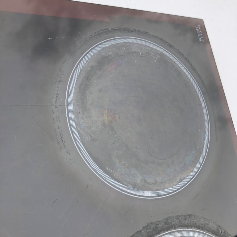 Hotpoint Elegance CRC641DB ELECTRIC HOB Four Rings Glass Ceramic Surface Schott Ceran (£299 ONP)