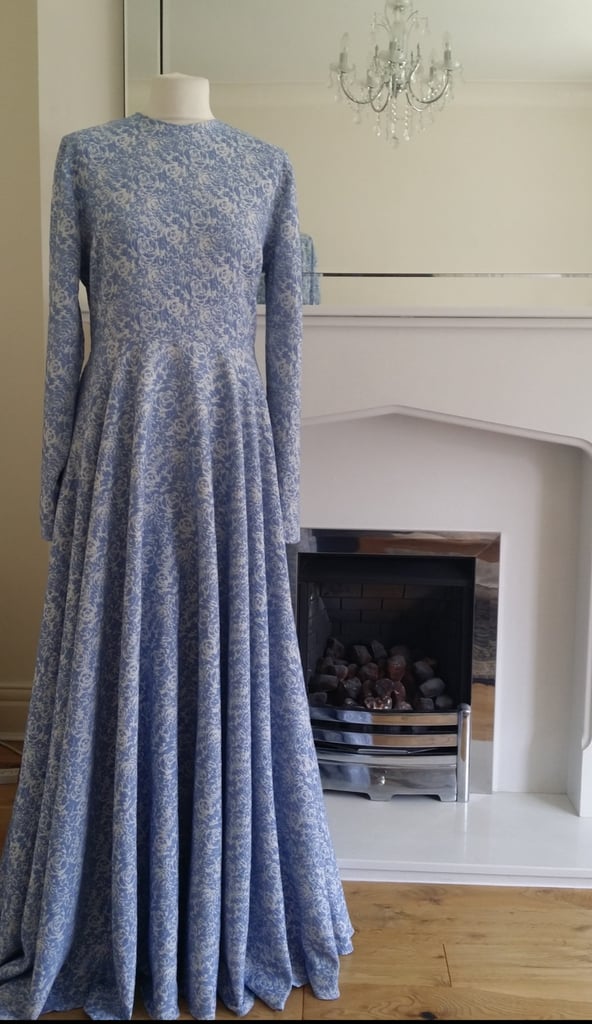 image for Blue dress with flare
