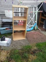 Unusual Swivel Square Unit with 3 shelves