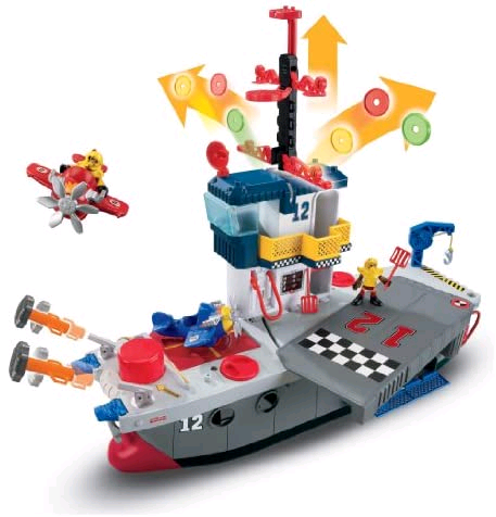 image for Fisher Price Imaginext Sky Racers Aircraft Carrier ship