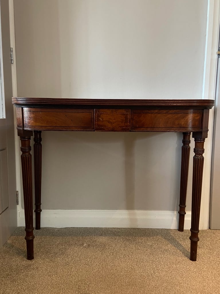 Antique Folding Card/Games Table 