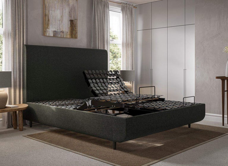 Tempur Wave Arc Adjustable Split King Size Bed - as new