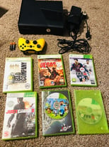 Xbox 360 250GB Comes with controller wires 6 games as it’s shown f