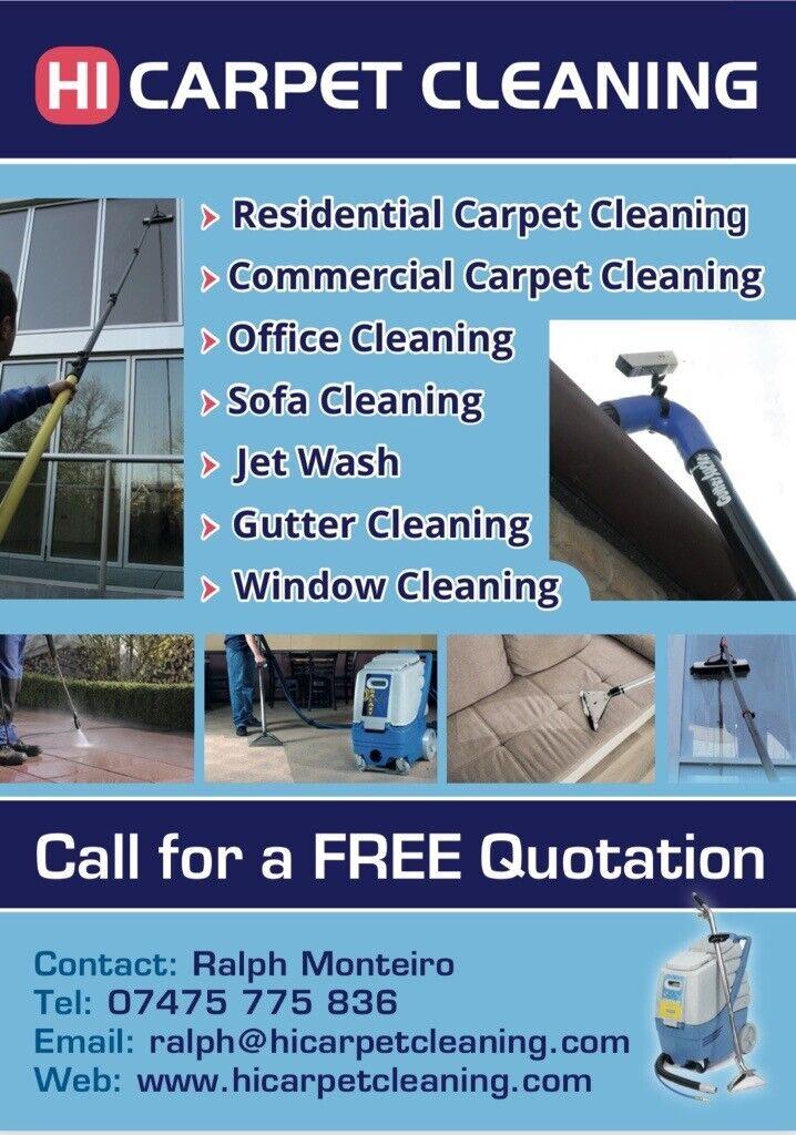 Hi Carpet cleaning/Gutter cleaning/Window cleaning/Communal area Carpet cleaning 