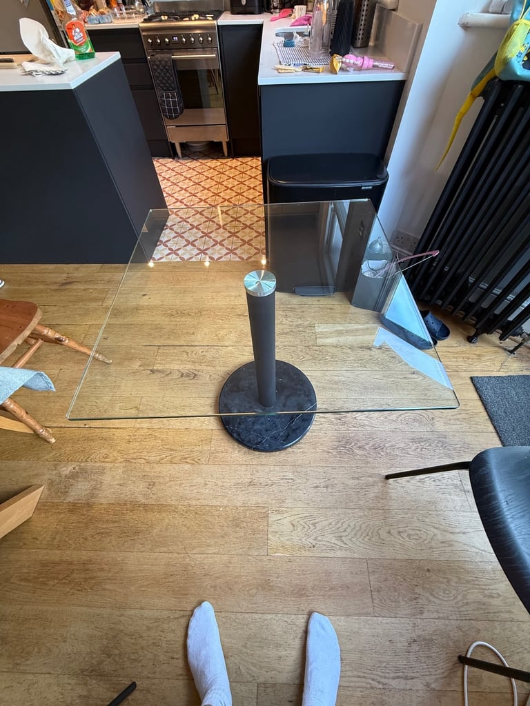 John Lewis Glass Dining Table