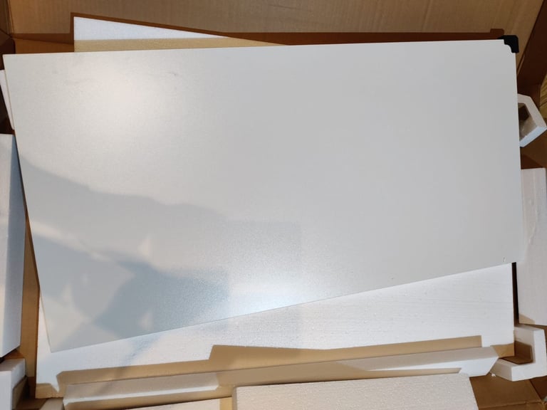 Mericonia 100cm Computer Desk with Wheels – White