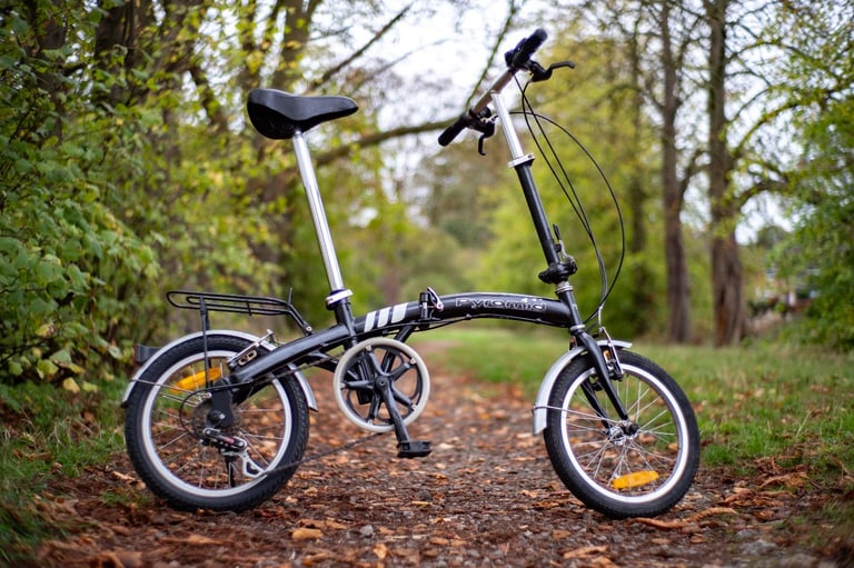 image for Pyramid Folding Bike 6 Shimano gears 16' wheels' bicycle fold up v-brakes