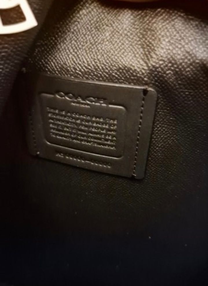 Classic genuine Coach tote bag