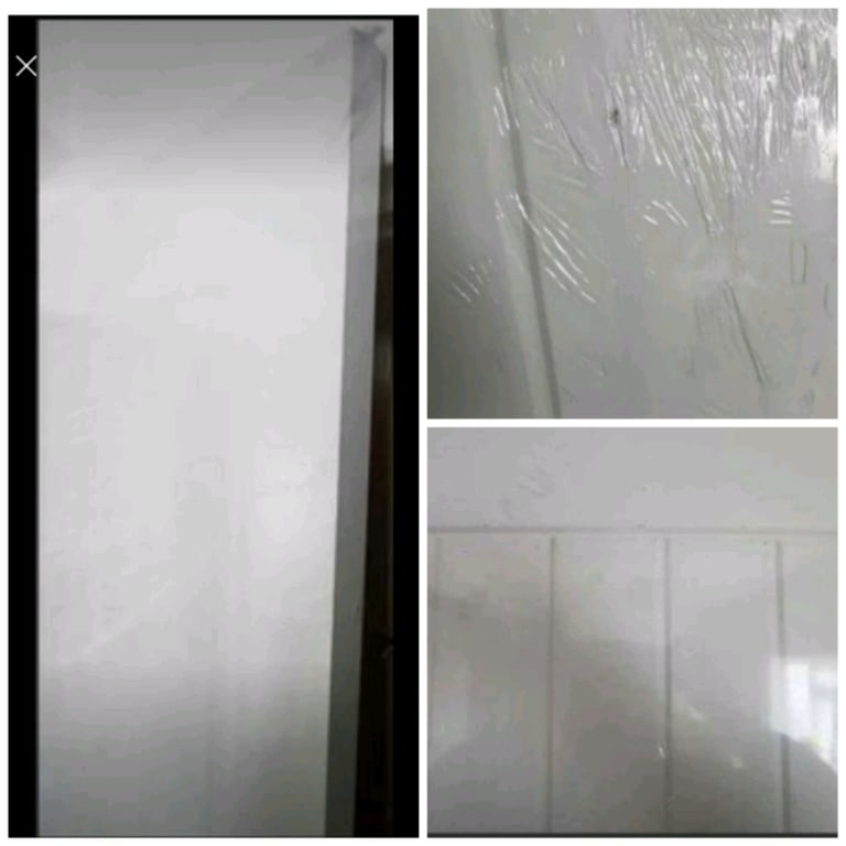 White primed textured 5 panel cottage internal door 2040 x 826 x 40mm