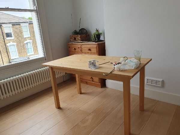 Ikea Norden Dining Table Seats 6 VGC with Removable Legs