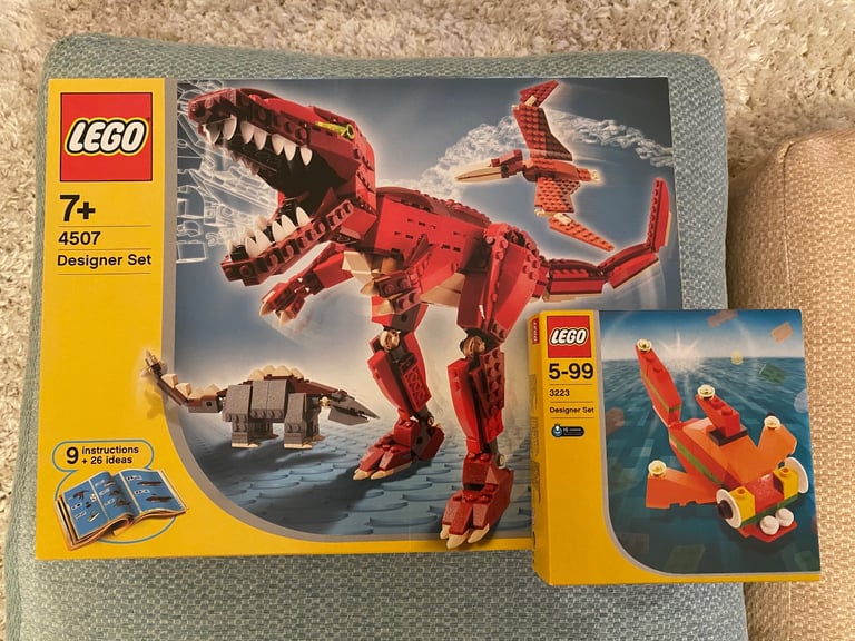image for Lego Designer Sets 4507 & 3223: Prehistoric Creatures 