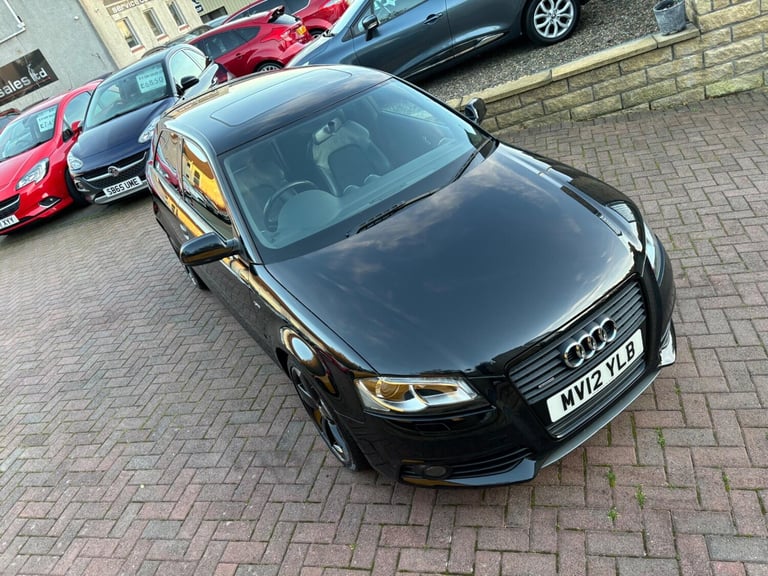  Audi A3 2.0 TFSI Black Edition S Tronic quattro Euro 5 3dr Petrol Automatic