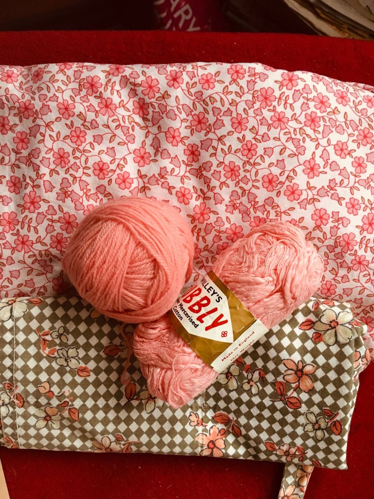 Coral collection, knitting and fabric