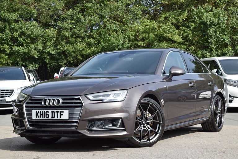 2016 AUDI A4 2.0 TFSI AUTOMATIC S LINE SALOON METALLIC BRONZE HUGE SPEC CAR PLAY