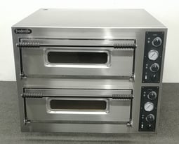 image for NEW Foodsville 980mm 6+6 Double Stone Deck Pizza Ovens - PAY OVER 9 MONTHS OR 15% OFF!