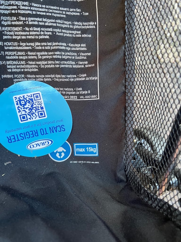  Graco stroller in black