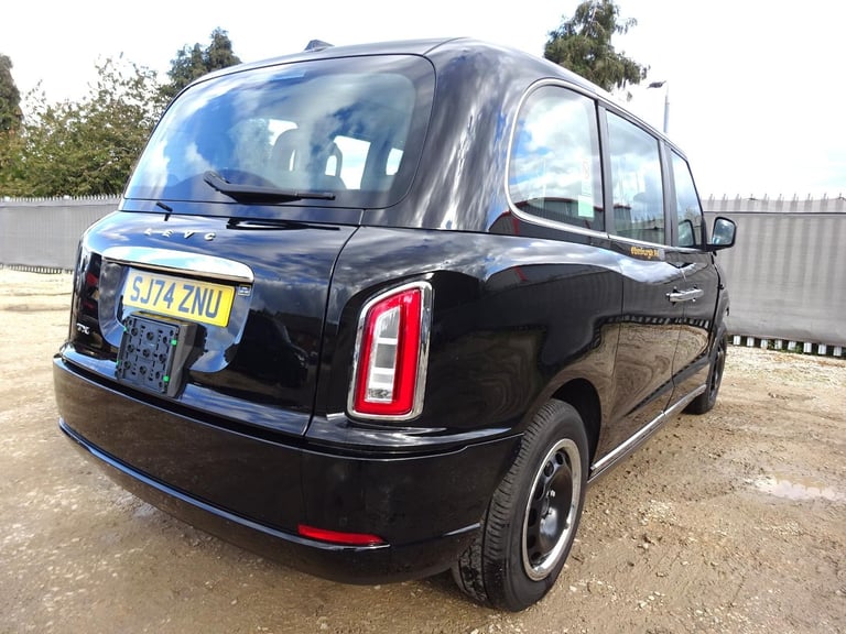 2024 74 REG LEVC TX VISTA COMFORT PLUS TAXI CAB HYBRID AUTO DAMAGED SALVAGE
