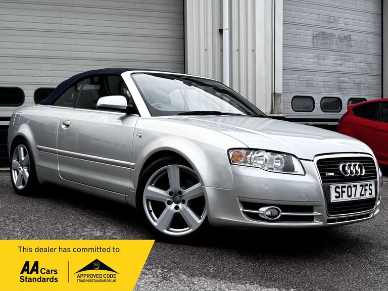 2007 Audi A4 Cabriolet 1.8T S line Multitronic 2dr CONVERTIBLE Petrol Automatic