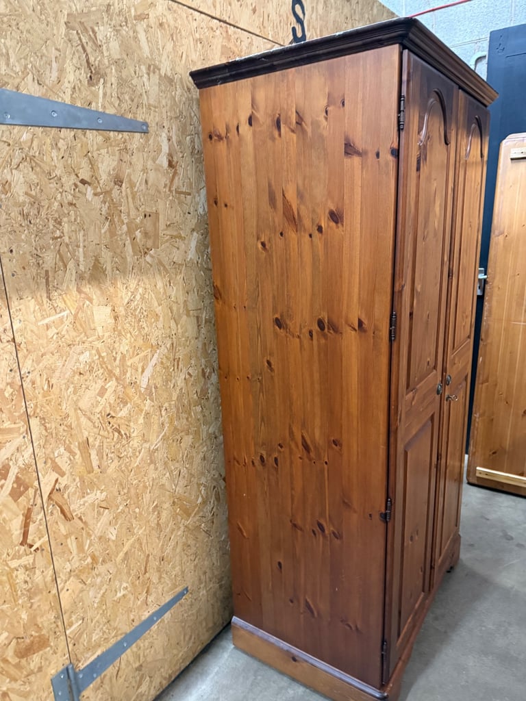 Ducal Pine Double Wardrobe 