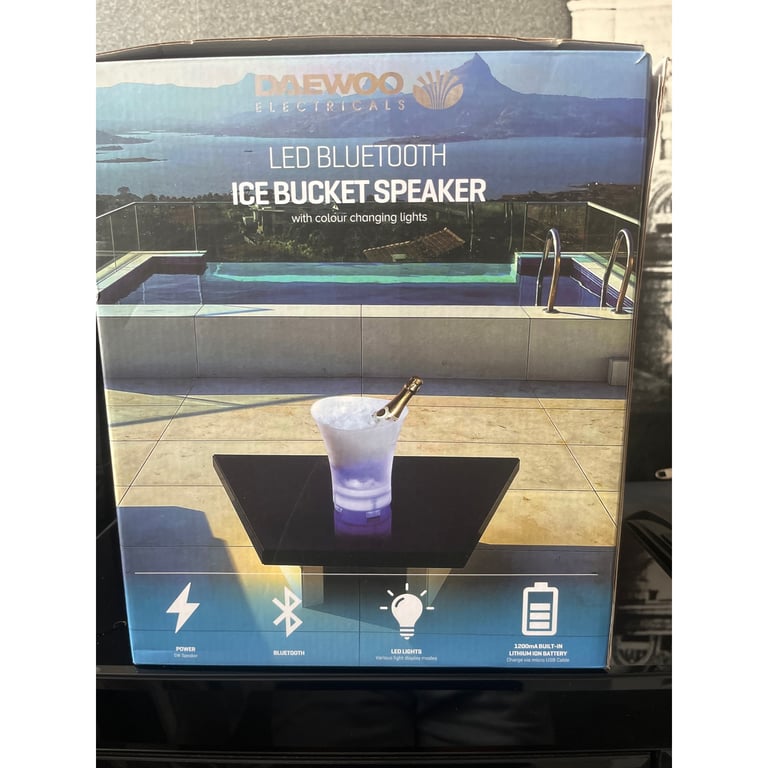 LED Bluetooth ice bucket speaker