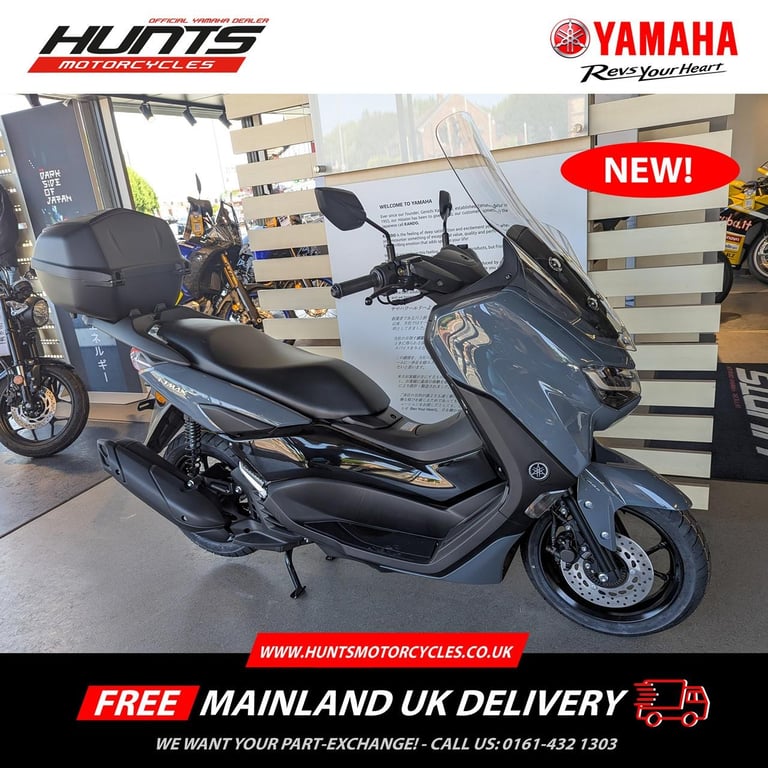 image for New Yamaha NMAX 125 Scooter with Urban Pack. Grey. £3,795 (NO ADMIN FEES!)