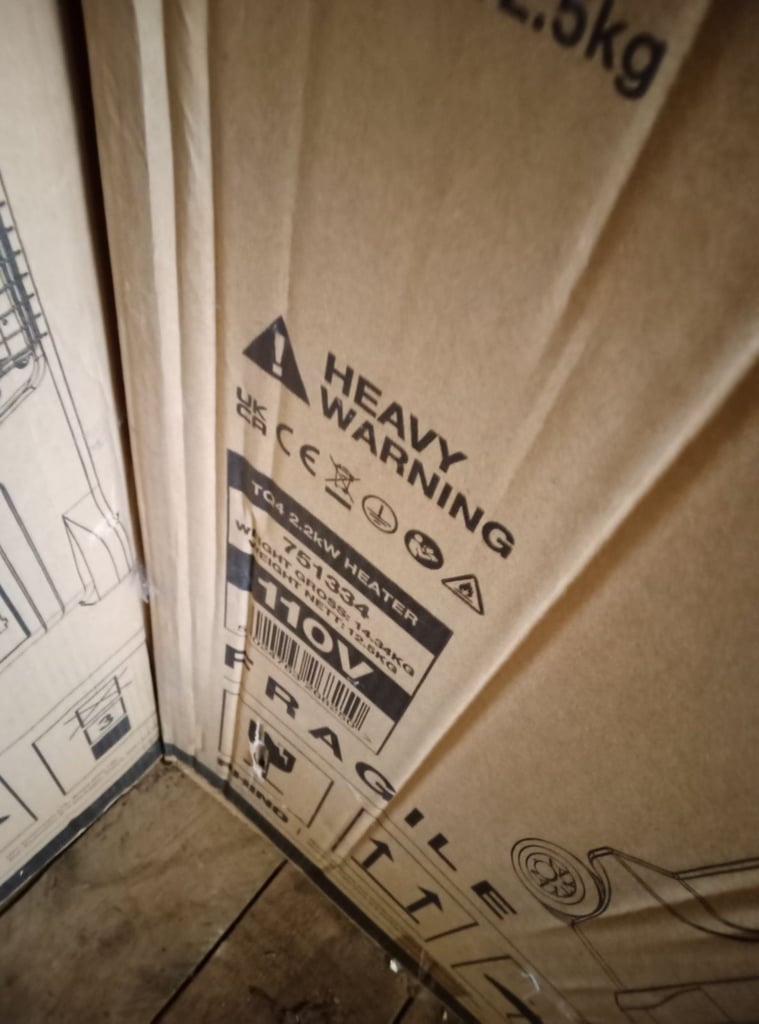 image for New Rhino TQ4 Heater 2.2kW 110V