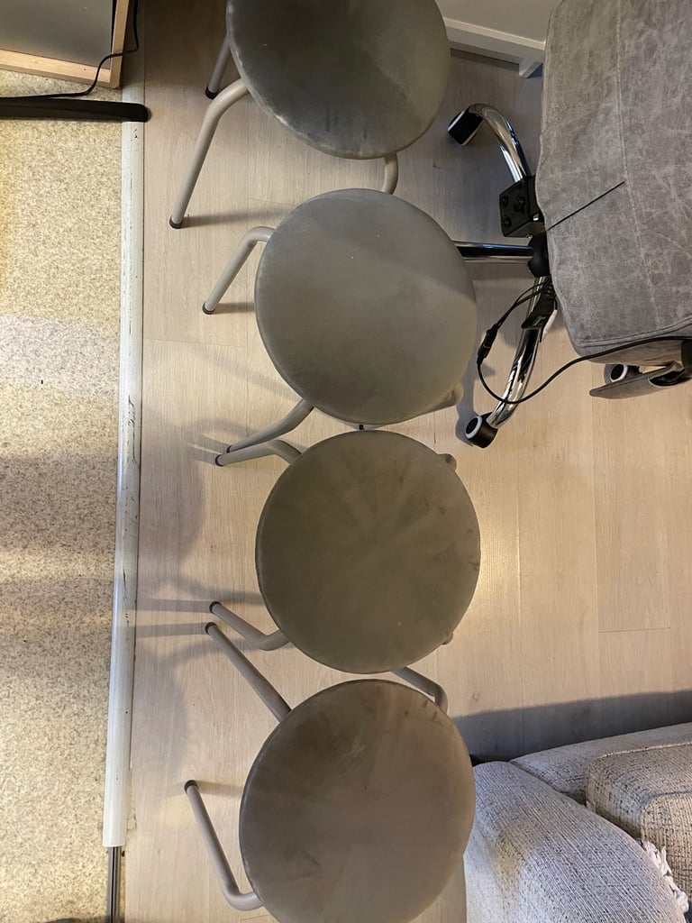 Grey stools chair