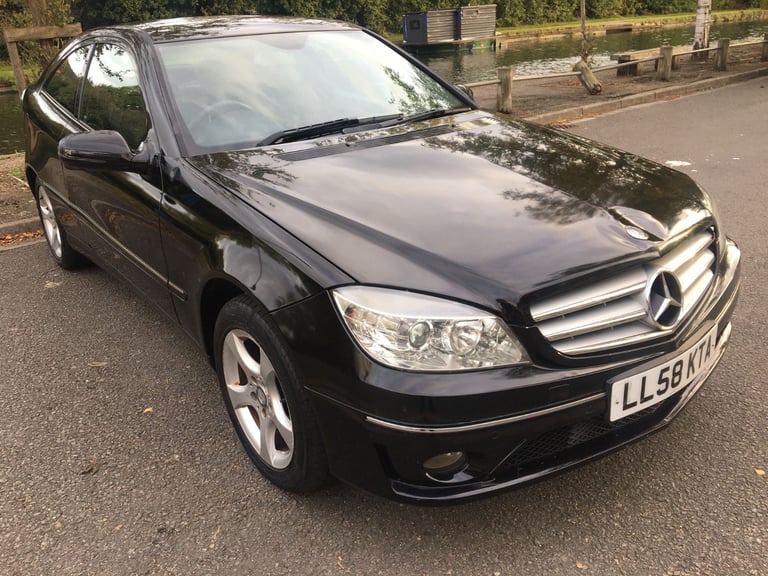 Mercedes Benz CLC 1.8 • Ulez Free • MOT • C Class Coupe • Full Service History • Black 