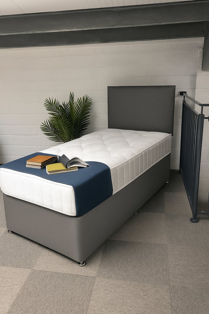 image for Luxury Divan Storage Bed with Mattress for Elegant Bedroom Comfort and Design