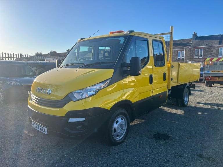 2017 Iveco Daily 2.3 Crew Cab Chassis 3450 WB DC TIPPER CHASSIS CAB Diesel Manual