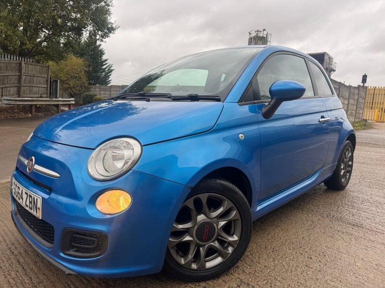 2014 64 FIAT 500 1.2 S 3 DOOR*12 MONTHS MOT*LOW ROAD TAX*2 OWNERS*HALF LEATHER
