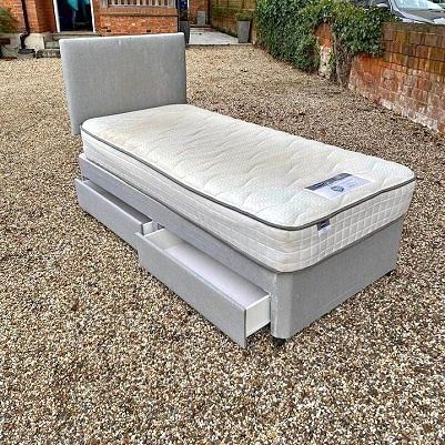 🚚 High Quality DIVAN Bed 4FT6 >> With Storage Drawers + Mattress >> Save 20% 💎