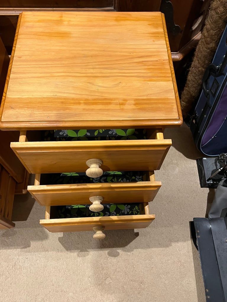 image for Pine Bedside Cabinets