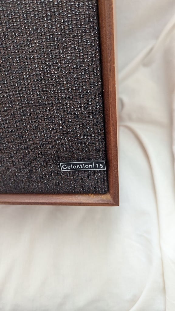 Celestion speakers x2 in Teak casing
