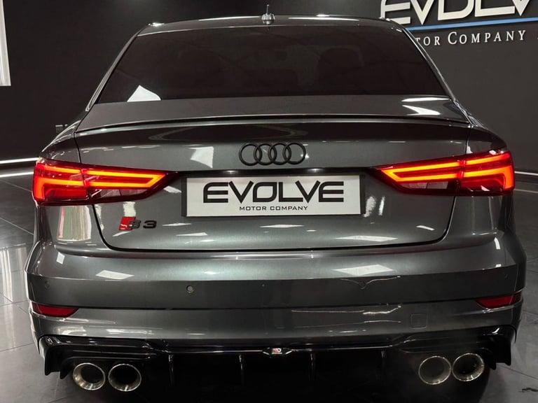 2017 17 AUDI S3 2.0 TFSI BLACK EDITION SALOON 4DR PETROL S TRONIC QUATTRO EURO 6