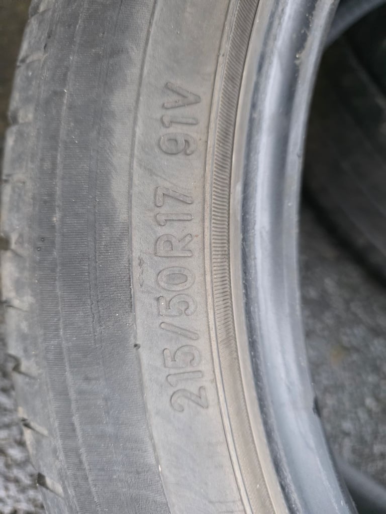 Toyo tyres 215/50 r17 over 6mm thread Japan