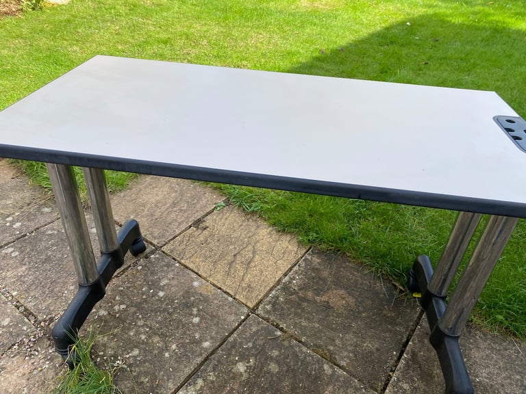 image for Unity desk on wheels- can be dismantled 112cms x 71cms