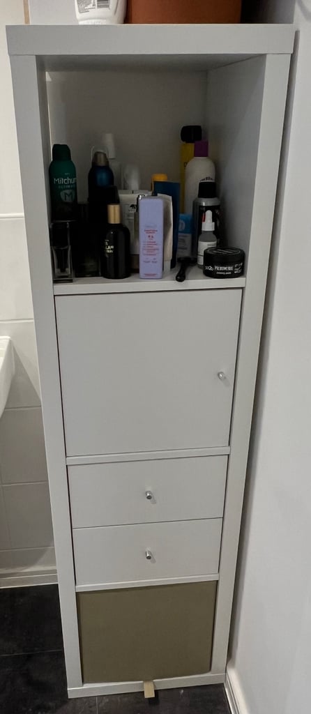 IKEA Kallax Shelving unit with cupboard & draws