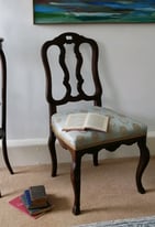 Gorgeous Antique Chair newly upholstered 