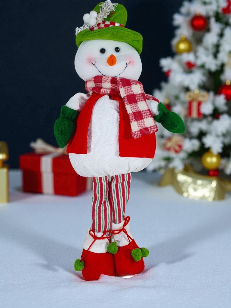 Luxury decorative tabletop snowman - Freestanding
